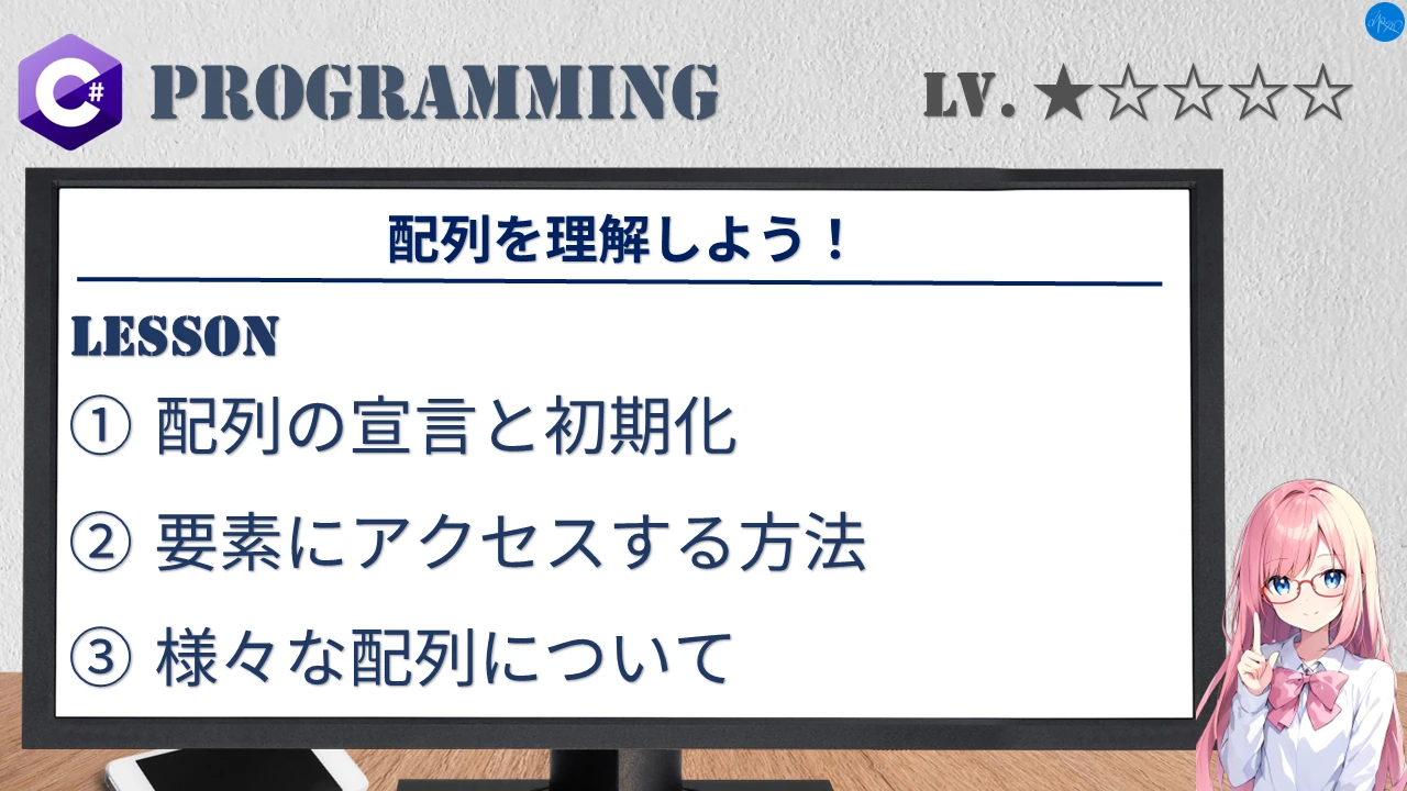 配列を理解しよう！