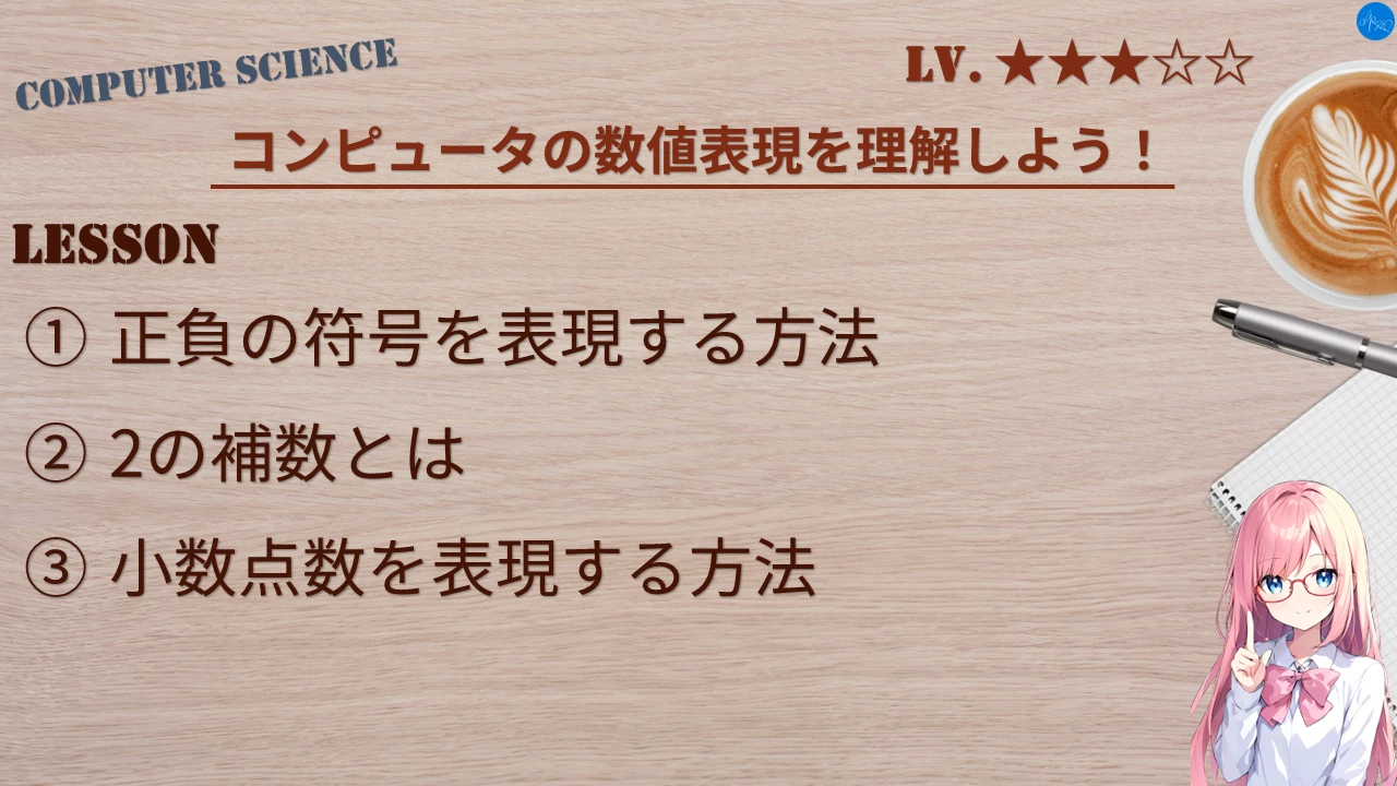 コンピュータの数値表現を理解しよう！